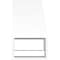 Ekena Millwork 5 1/2-in. W x 10-in. D x 10-in. H Imperial Architectural Grade PVC Knee Brace BRCP055X10X10IMP - alternate 3